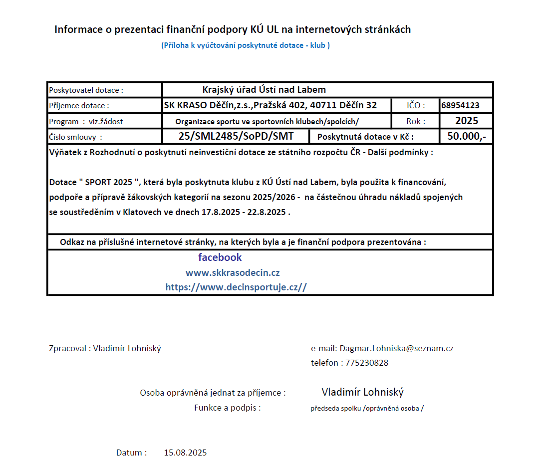 Letní krasobruslařské soustředění Klatovy 2025