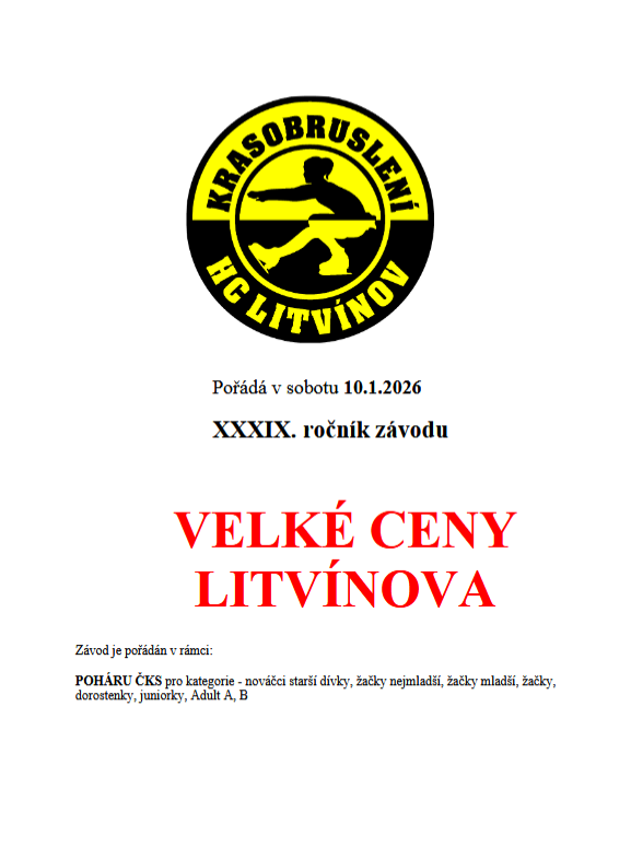 10.01.2026 - Velká cena města Litvínov