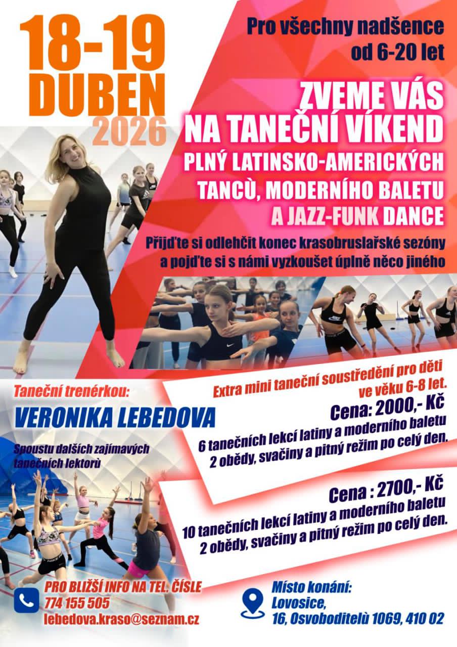 18.-19.04.2026 - Taneční víkend - Lovosice